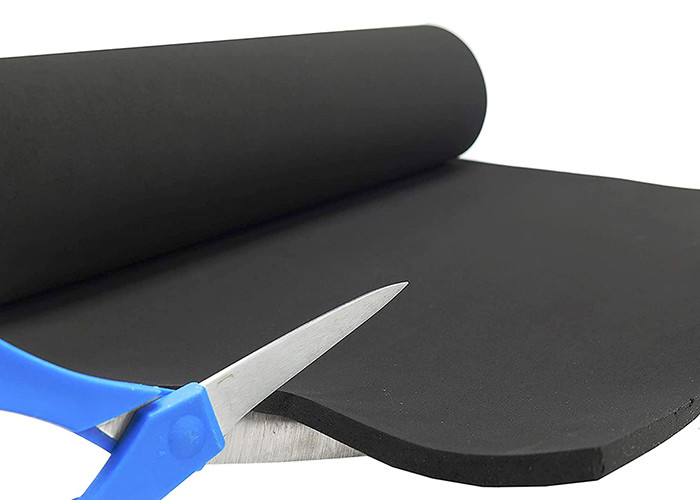Practical Fireproof Neoprene Insulation Sheets , Synthetic Thin Flexible Rubber Sheet